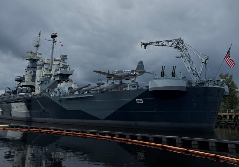 USS North Carolina battleship photo by Michal Mohelsky