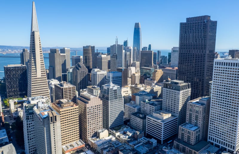 San Francisco's Financial District sits atop one of the most seismically exposed commercial real estate markets on Earth. The USGS estimates a 72% probability of an M6.7+ earthquake striking the Bay Area within the next 30 years. Peak ground acceleration at the 2,475-year design level reaches 0.95g downtown -- 27 times the hazard in Dallas and nearly double Seattle. The city's mandatory soft-story retrofit program has reached 84% completion, but a repeat of the 1906 earthquake today would cause an estimated $90 to $120 billion in building losses alone. Six of the world's ten largest technology companies would experience severe shaking.